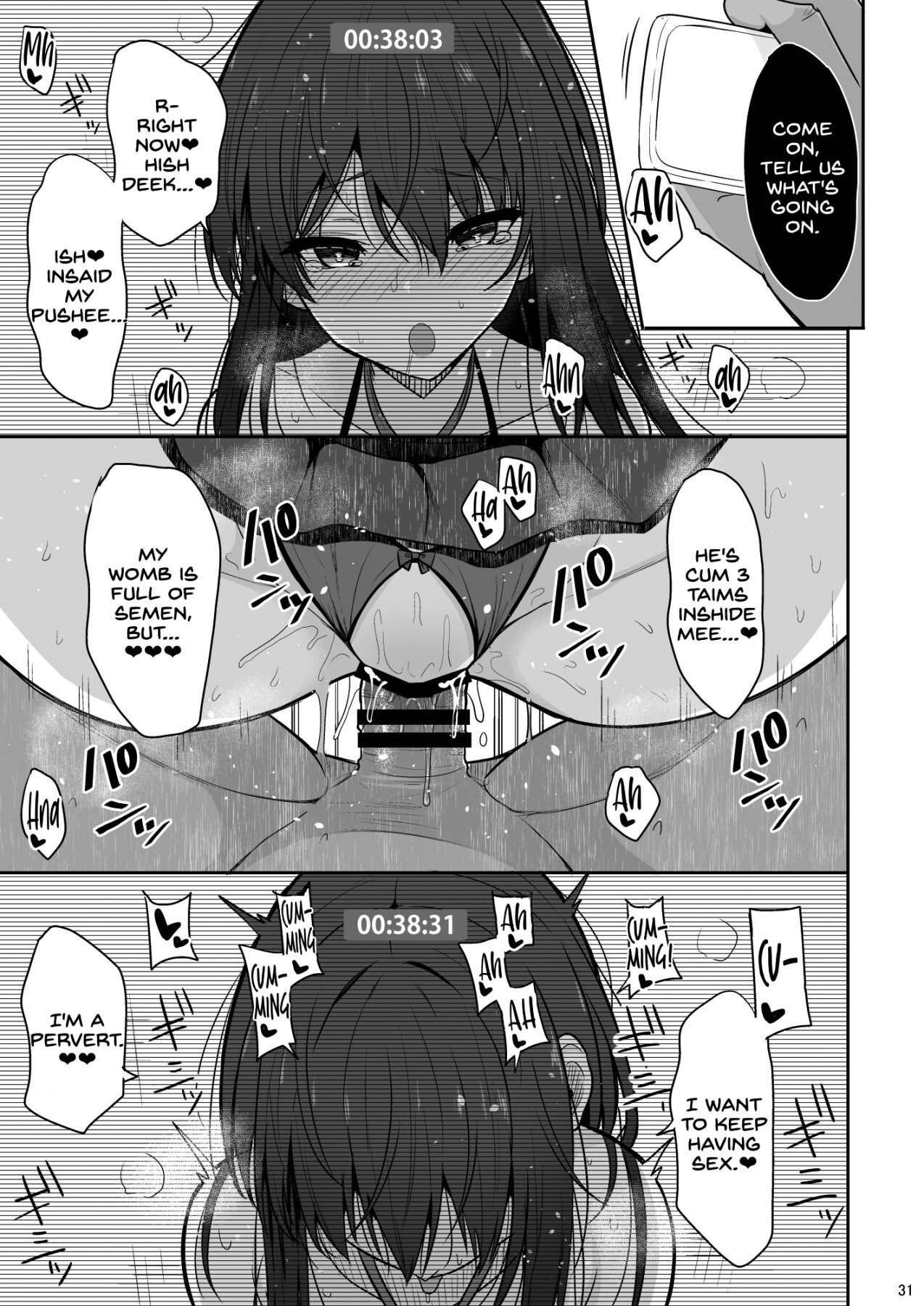 Hentai Manga Comic-A Quiet Girlfriend Becomes a Dirty Little Schoolgirl Who Loves Sex While On a AV Shoot-Read-30